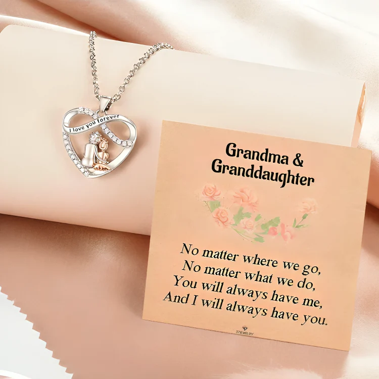 GrandDazzle™ | Halsband med kärleksfullt hjärta till barnbarn - Image 7