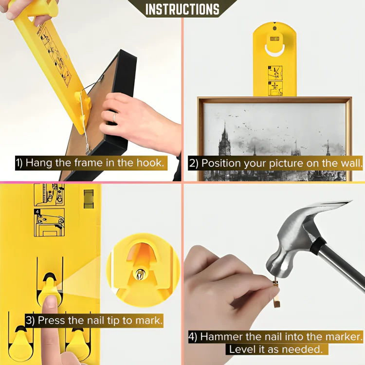 HangMaster™ | Upphängningsverktyg för fotoramar - Image 8