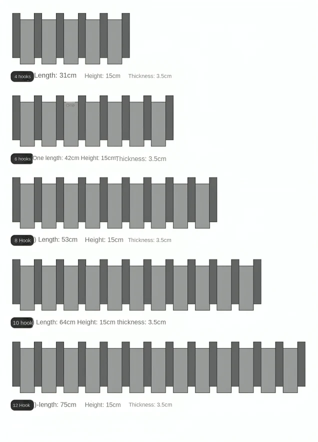 TILLFÄLLIGT 50% RABATT | HarmonyHooks™ | Piano Key klädhängare - Image 8