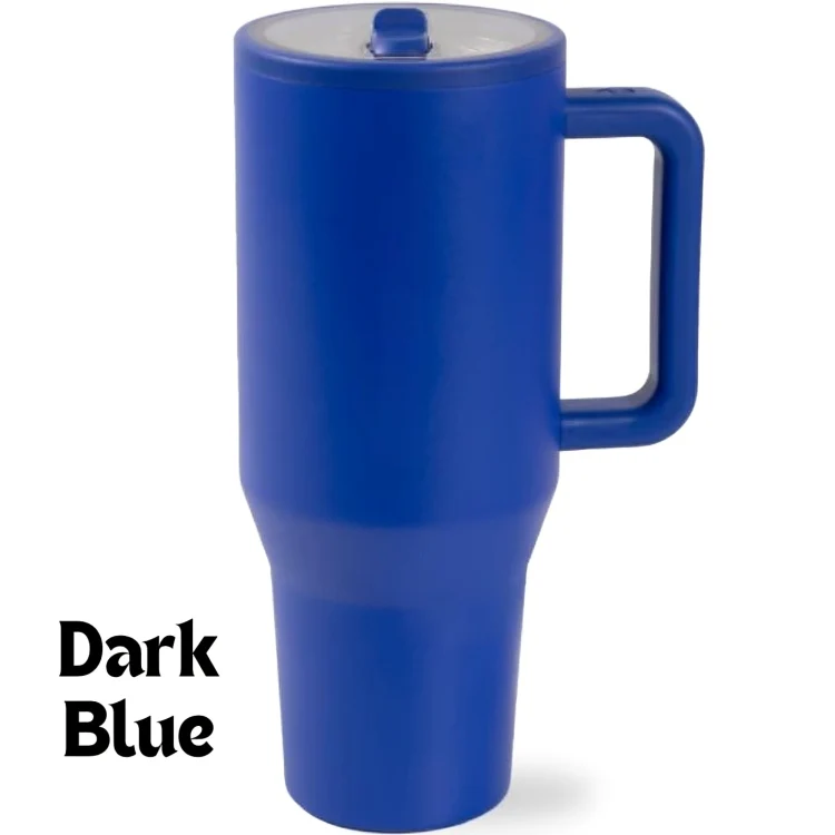 HydroMax™ | 40-oz isolerad drickmugg med handtag och nedfällbart gummisugrör - Image 15