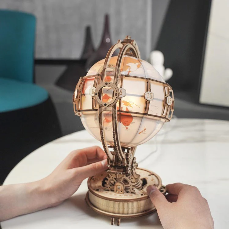TILLFÄLLIGT 50% RABATT | IllumiGlobe™ | Glödande 3D-glob pussel lampa - Image 5