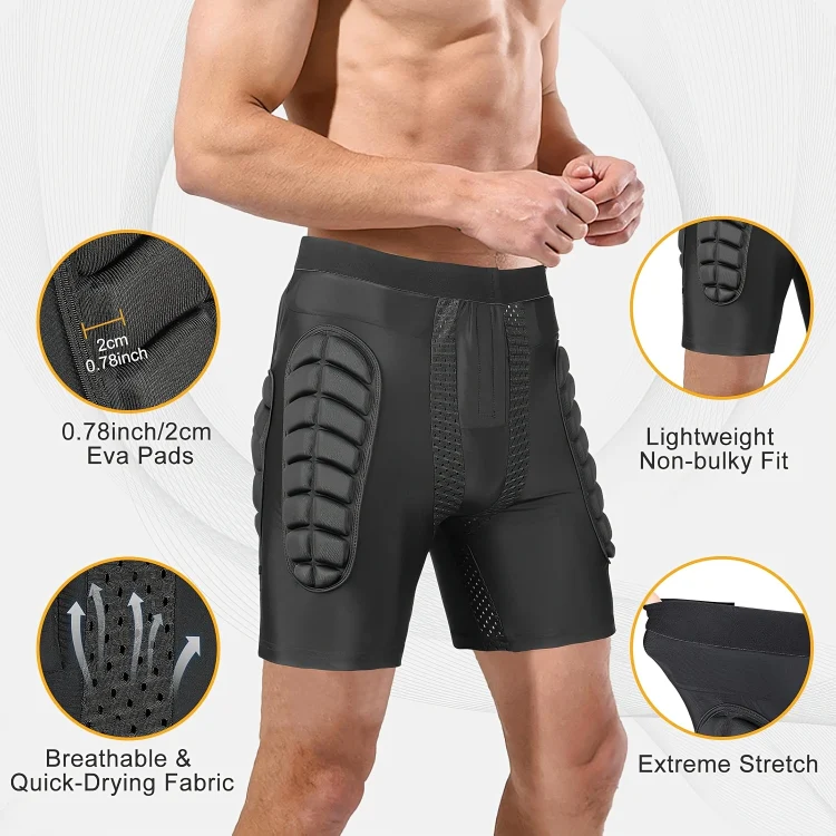 TILLFÄLLIGT 50% RABATT | ImpactGuard™ | Höft- och rumpvadderade skyddsshorts - Image 3