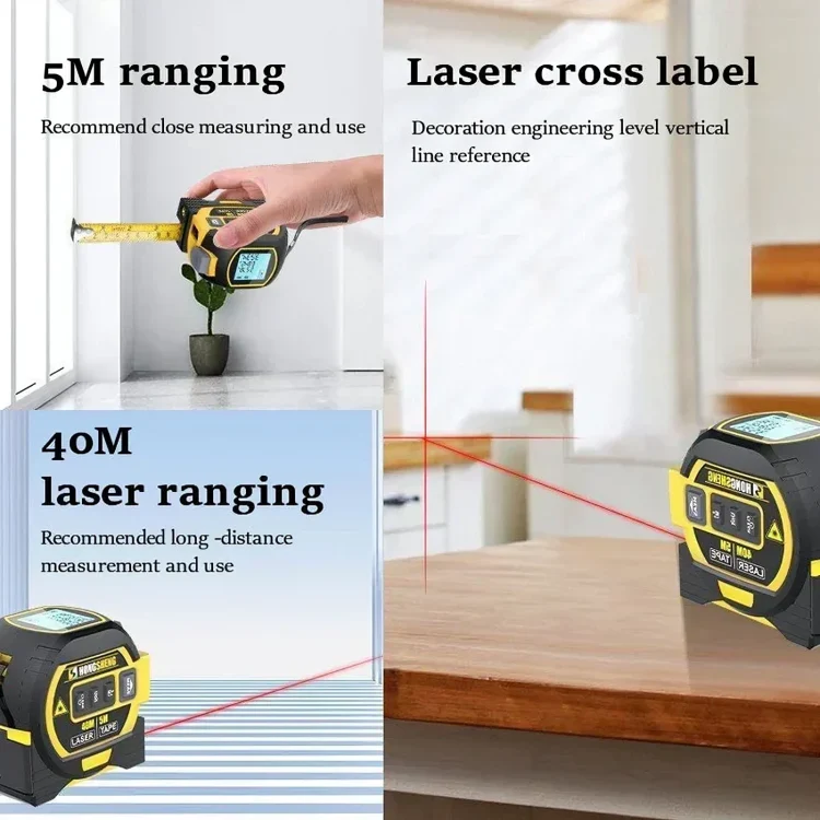 TILLFÄLLIGT 50% RABATT | InfraTape™ | 3-i-1 Precisionslaser-måttband - Image 5