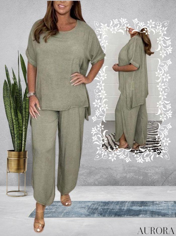 TILLFÄLLIGT 50% RABATT | Jasmine™ - Löst skuren tvådelad kostym - Image 6