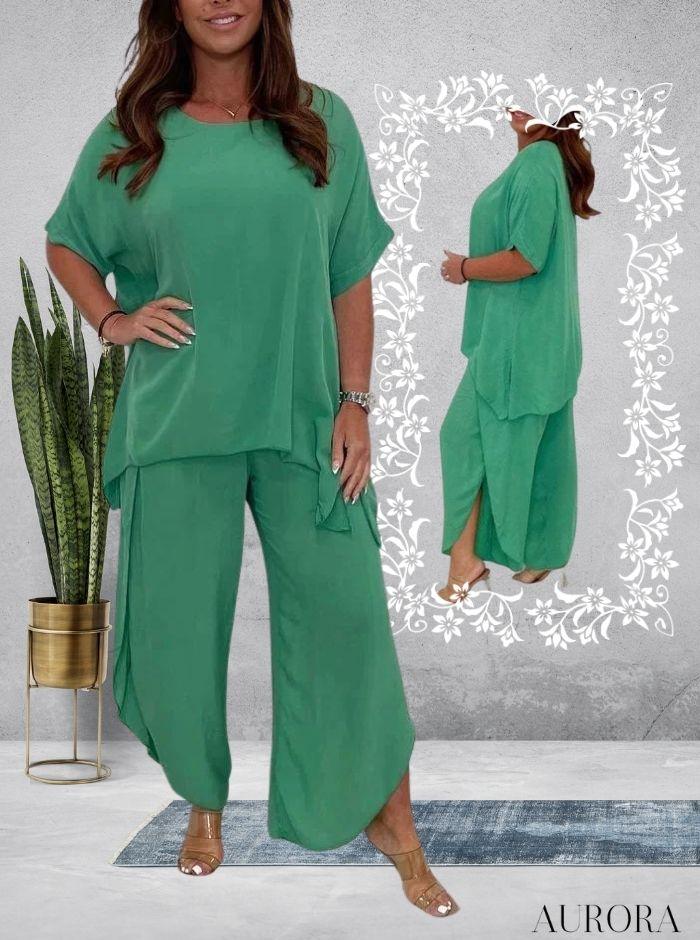 TILLFÄLLIGT 50% RABATT | Jasmine™ - Löst skuren tvådelad kostym - Image 7