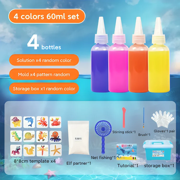 TILLFÄLLIGT 50% RABATT | JellyCraft™ | Magic vattengeléleksak - Image 9