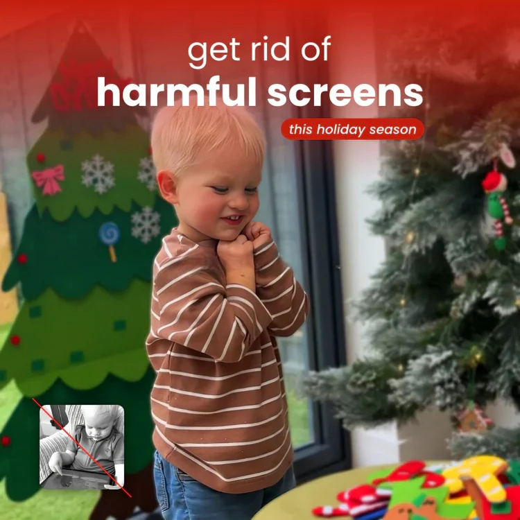 TILLFÄLLIGT 50% RABATT | JollyTree™ | DIY filt julgran för barn - Image 4