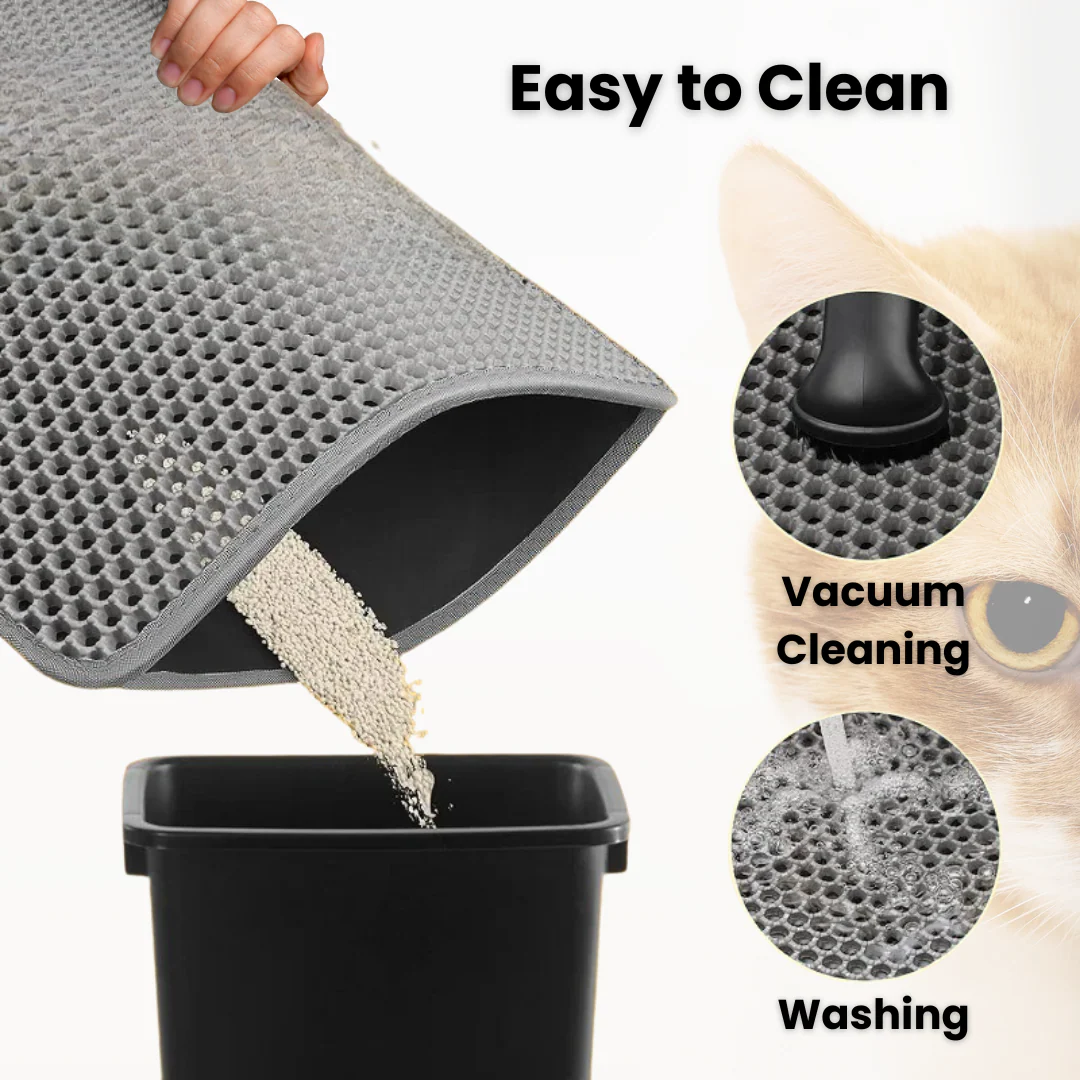 TILLFÄLLIGT 50% RABATT | LitterCatcher™ | Kattsandsmatta - Image 7