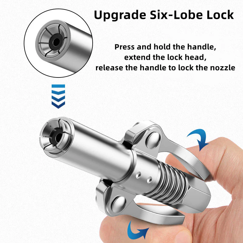 TILLFÄLLIGT 50% RABATT | LockGrease™ | Koppling för högtrycksfettpistol - Image 4