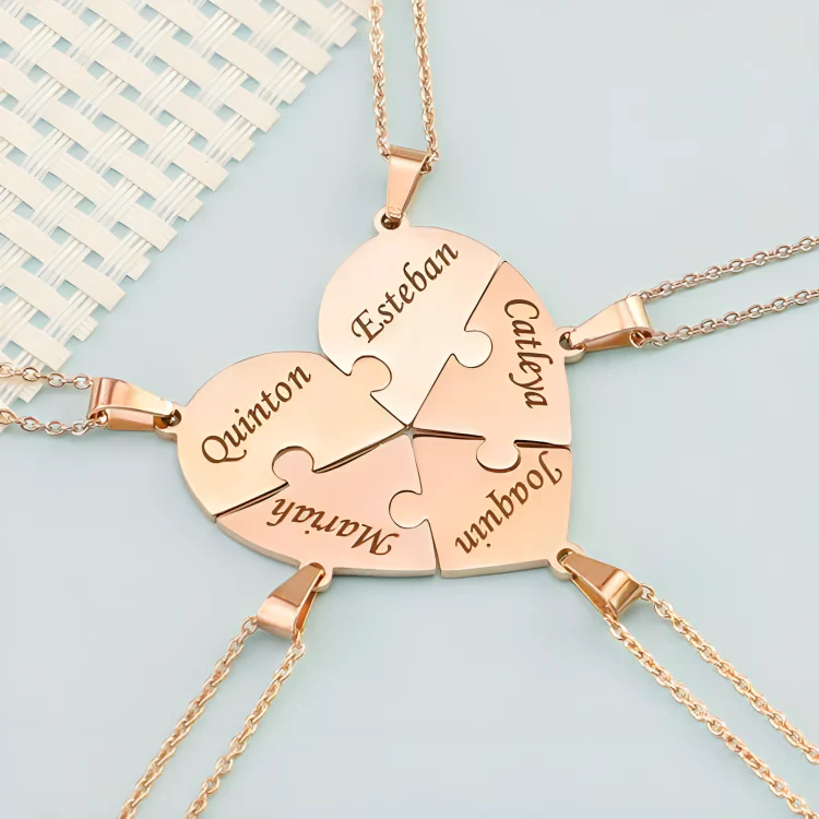 LoveFragment™ | Personligt hjärtpusselhalsband - Image 12