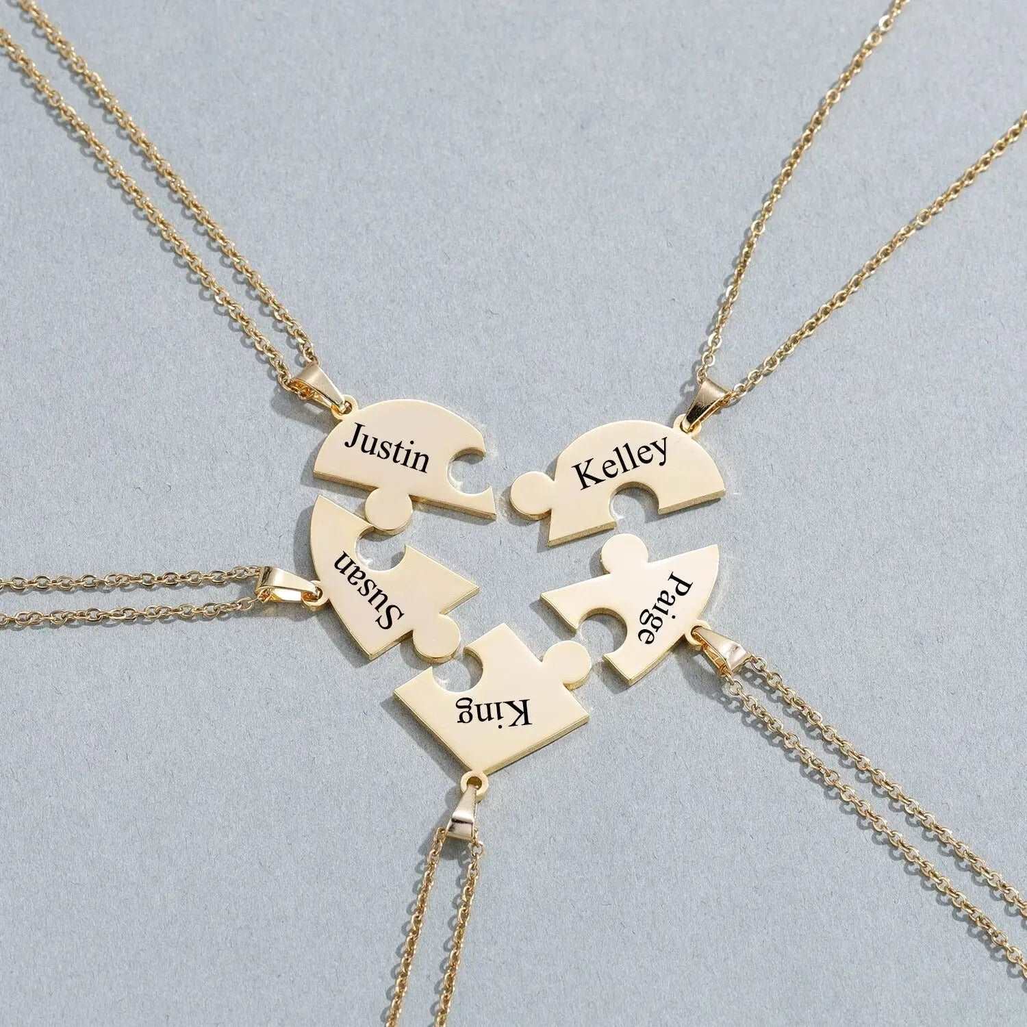 LoveFragment™ | Personligt hjärtpusselhalsband - Image 8