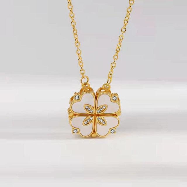 LuckyHeart™ | Magiskt Magnetiskt Klöverhjärthalsband - Image 13
