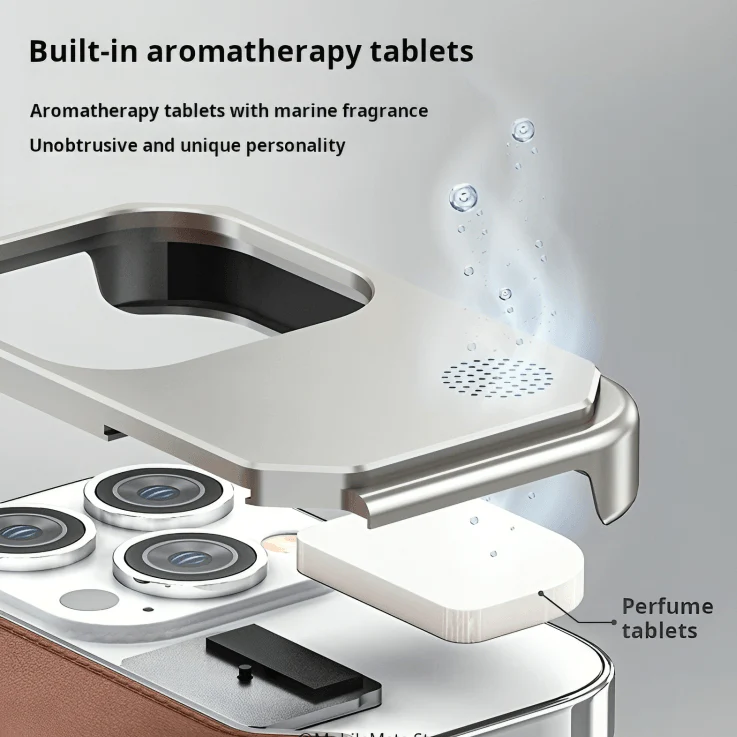 LuxeCase™ | Snyggt mobilskal i läder och aluminium - Image 3