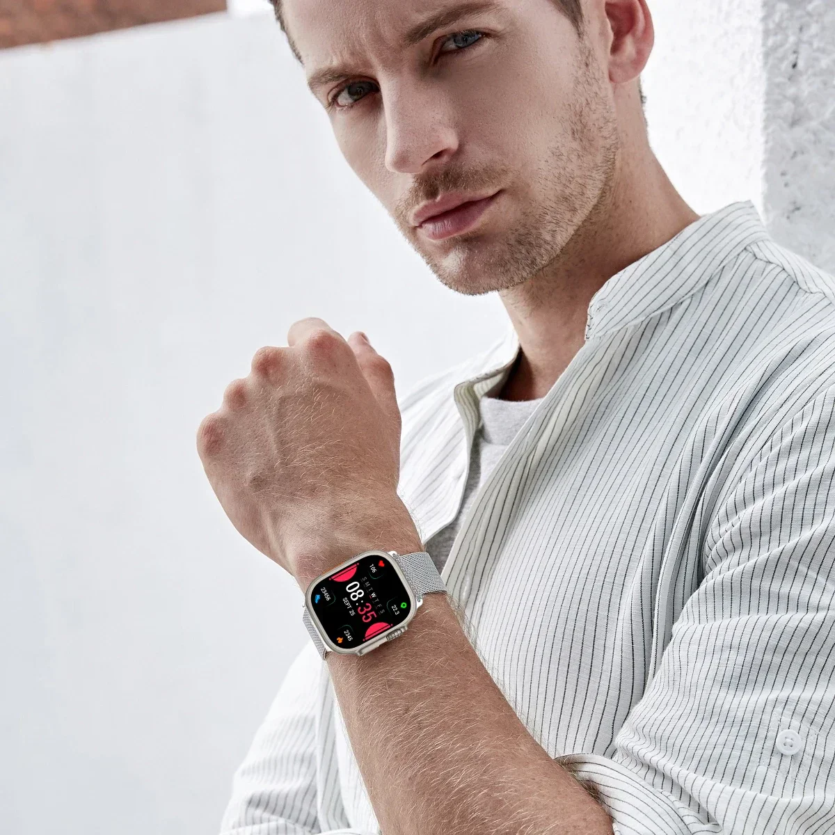 LuxeStrap™ | Elegant klockarmband med meshögla - Image 3