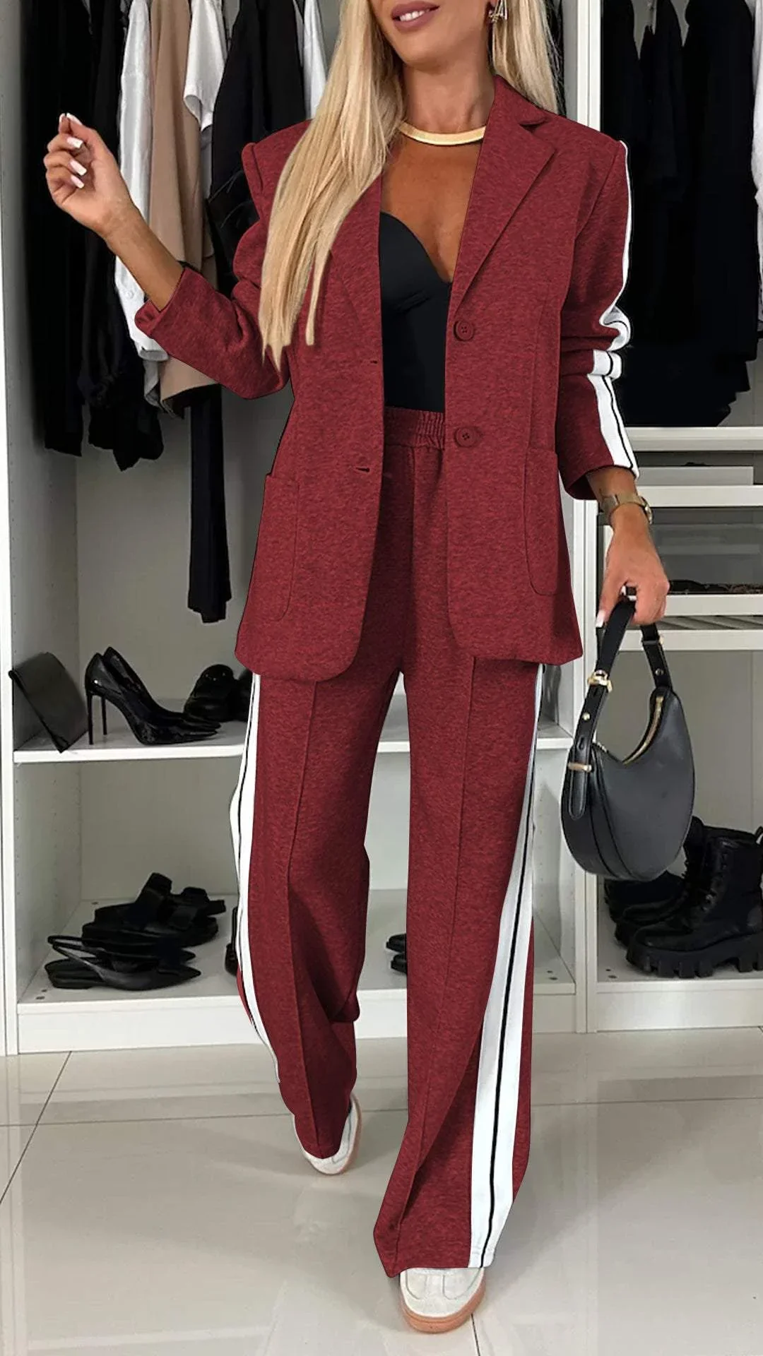 TILLFÄLLIGT 50% RABATT | Lysandra™ | Snyggt set med blazer och byxor - Image 10