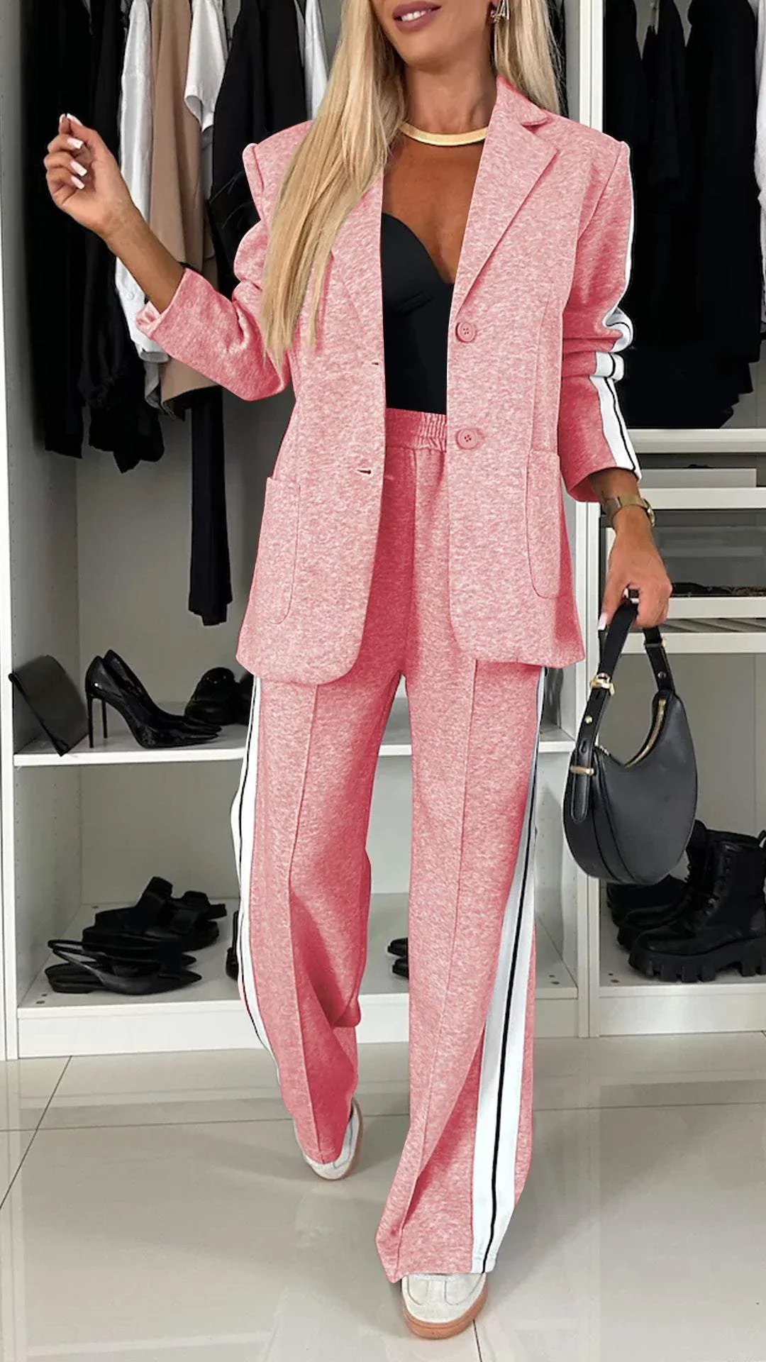 TILLFÄLLIGT 50% RABATT | Lysandra™ | Snyggt set med blazer och byxor - Image 11