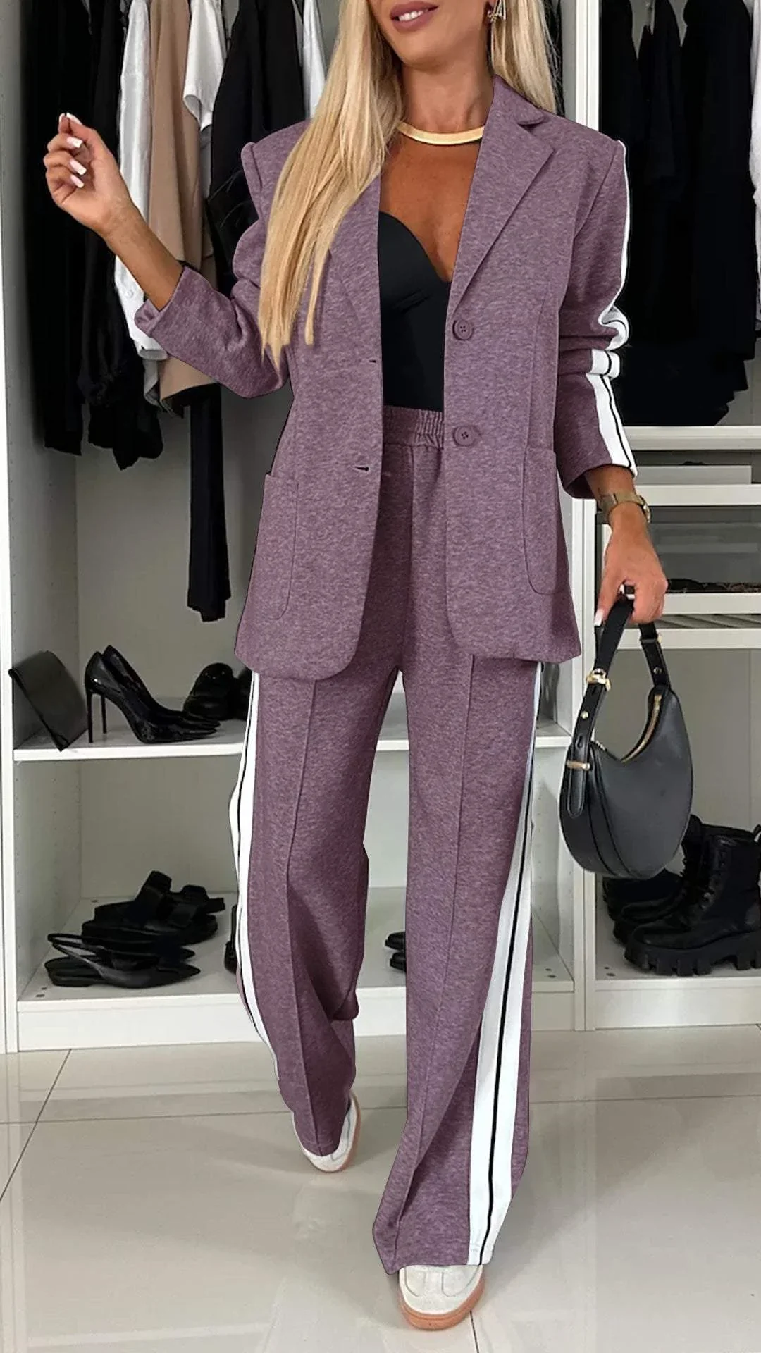 TILLFÄLLIGT 50% RABATT | Lysandra™ | Snyggt set med blazer och byxor - Image 7