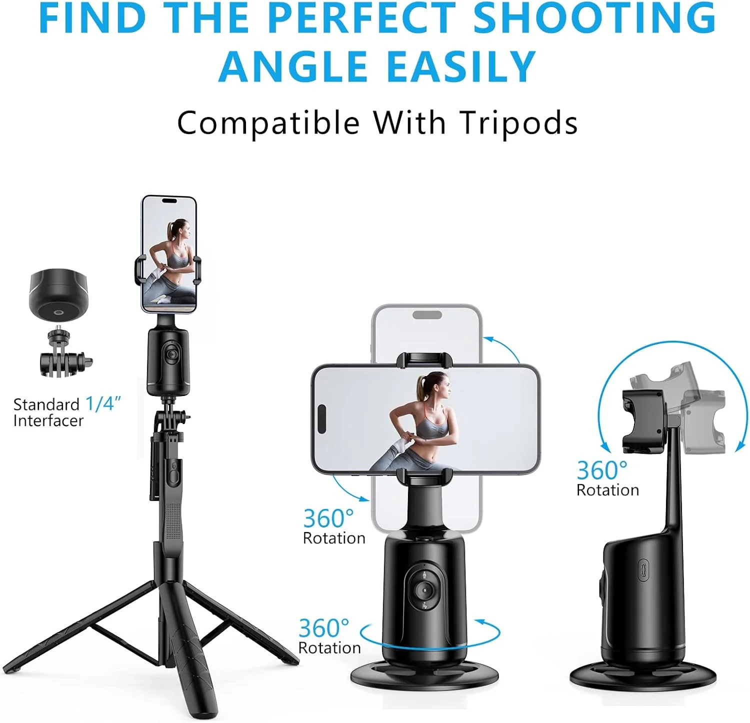 MotionPod™ | Smart 360° ansiktsspårning stativ - Image 4