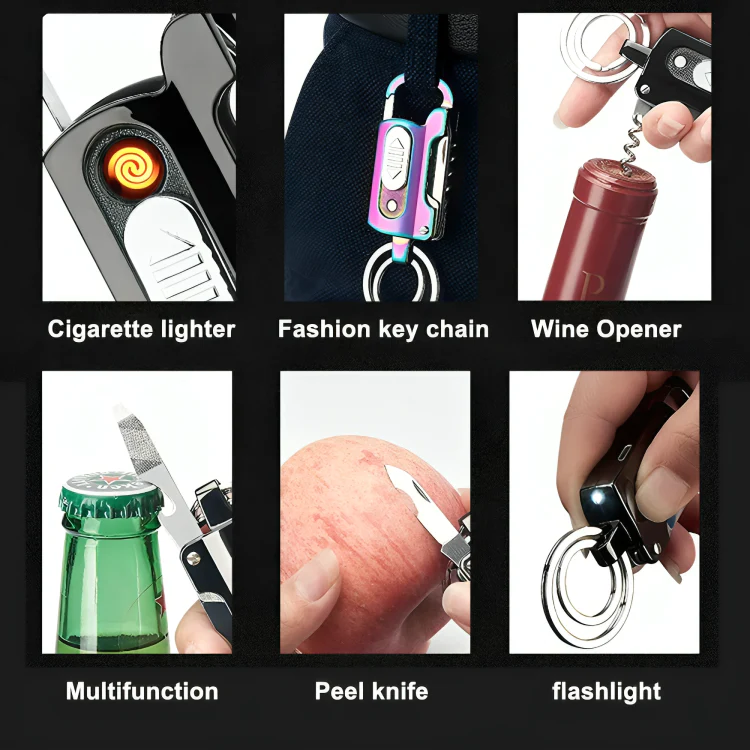 1 + 2 GRATIS IDAG | MultiFob™ | Ultimat multifunktionell nyckelring för verktyg - Image 4
