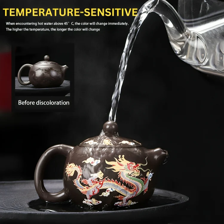 MysticBrew™ | Drake och fenix färgskiftande tekanna - Image 2