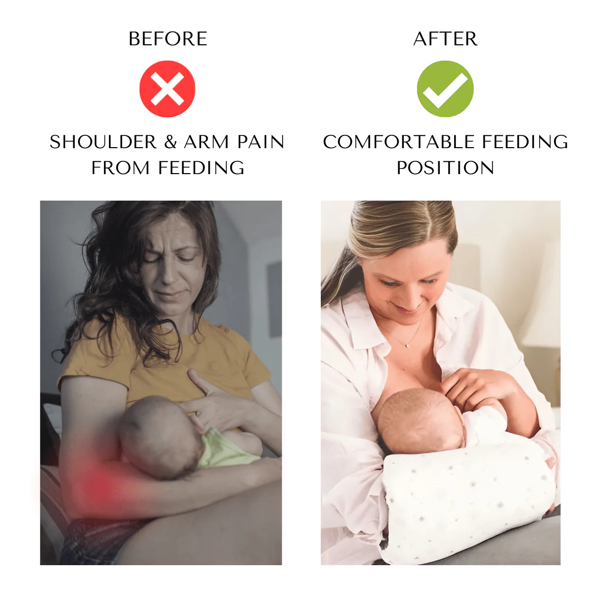 NurturePillow™ | Amningskudde armstöd för spädbarn - Image 3
