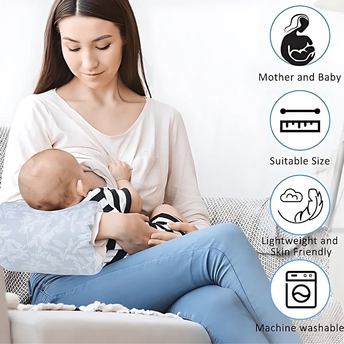 NurturePillow™ | Amningskudde armstöd för spädbarn - Image 5