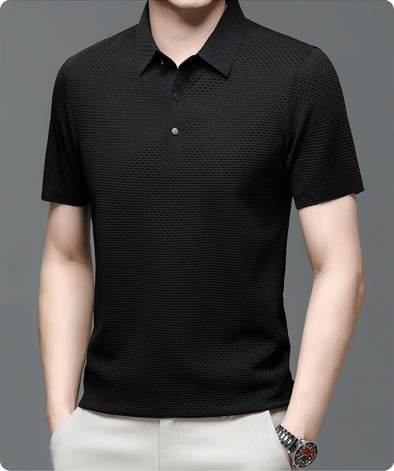 Orion™ | Högkvalitativt Ice Silk Polo för män - Image 4
