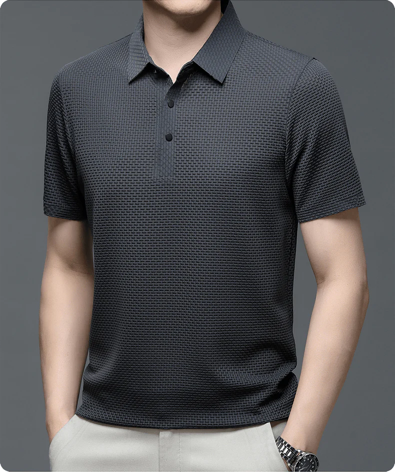 Orion™ | Högkvalitativt Ice Silk Polo för män - Image 6