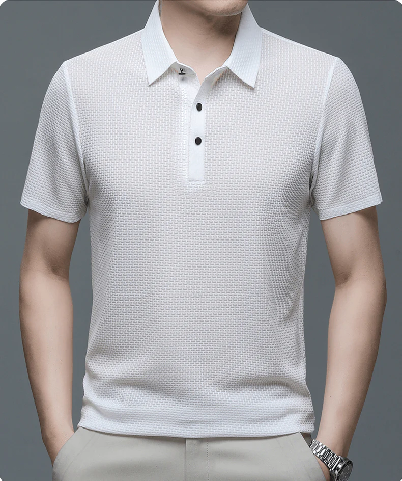 Orion™ | Högkvalitativt Ice Silk Polo för män - Image 9