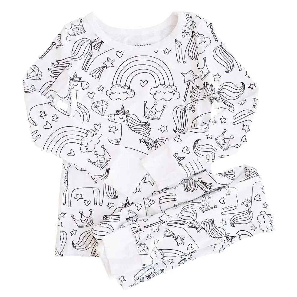 TILLFÄLLIGT 50% RABATT | PaintJammies™ | Färgläggningspyjamas för barn - Image 10