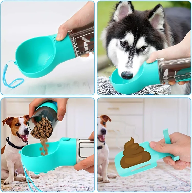 PetPack⹠| 4in1 Multifunktionell flaska för husdjur