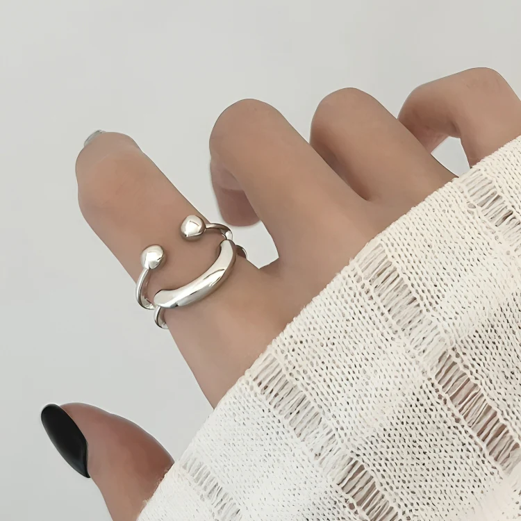 PositiviRing™ | Smiley Justerbar ring - Image 3