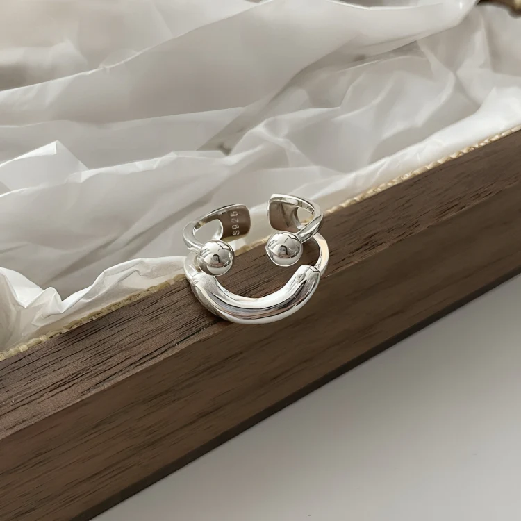 PositiviRing™ | Smiley Justerbar ring - Image 6