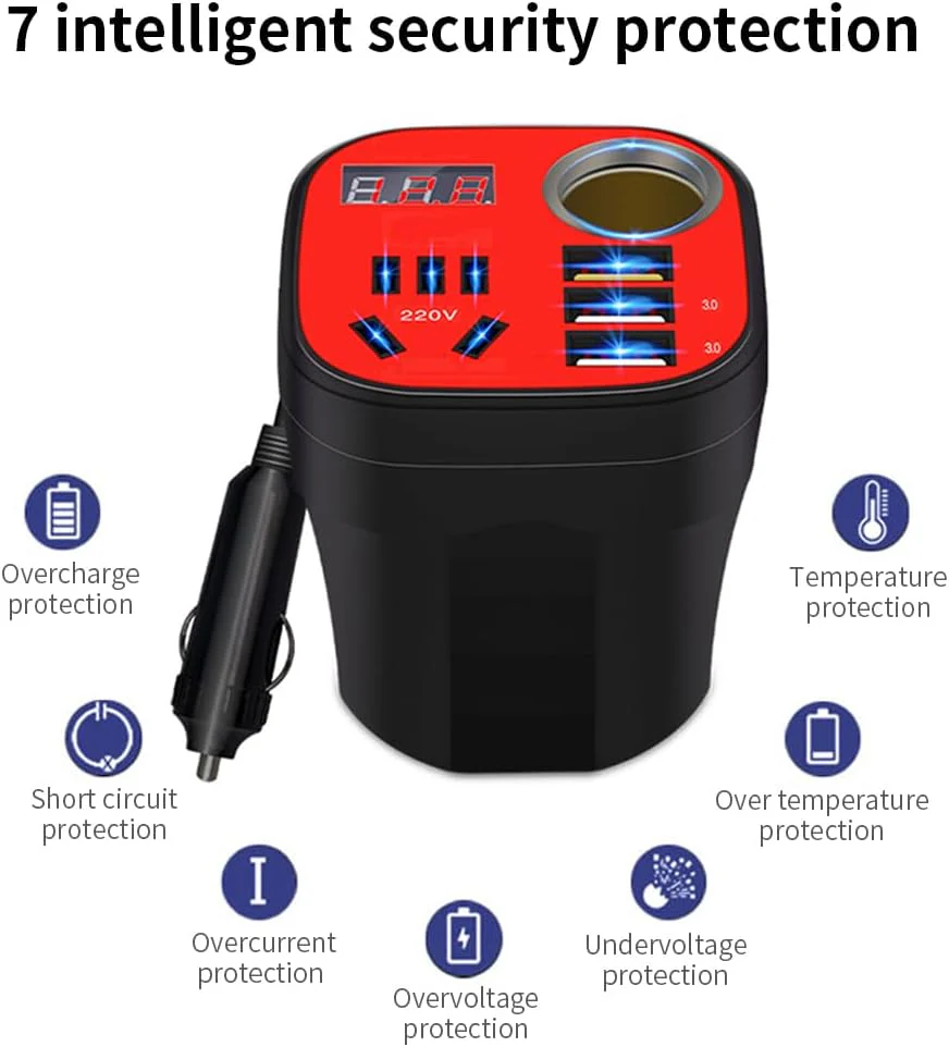 PowerHub™ | Portabel adapter för biluttag omvandlare - Image 2