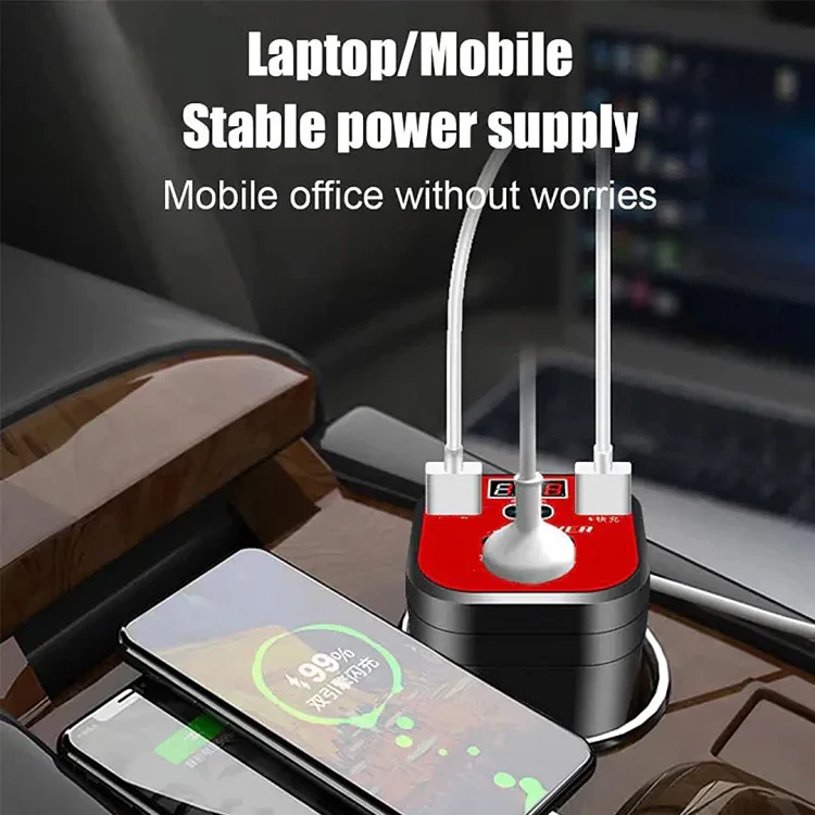 PowerHub™ | Portabel adapter för biluttag omvandlare - Image 3