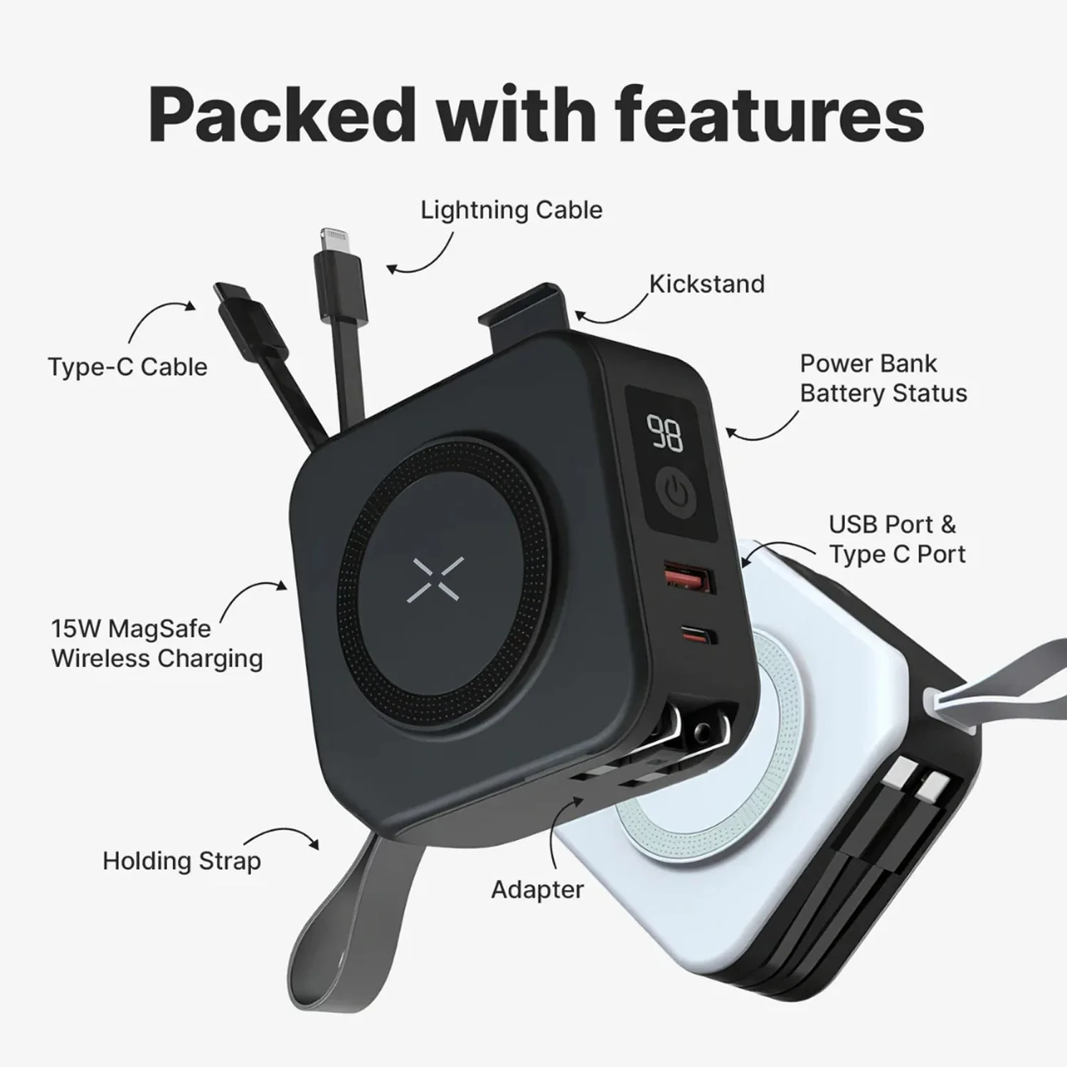 PowerPack™ | Universell powerbank för resor - Image 8