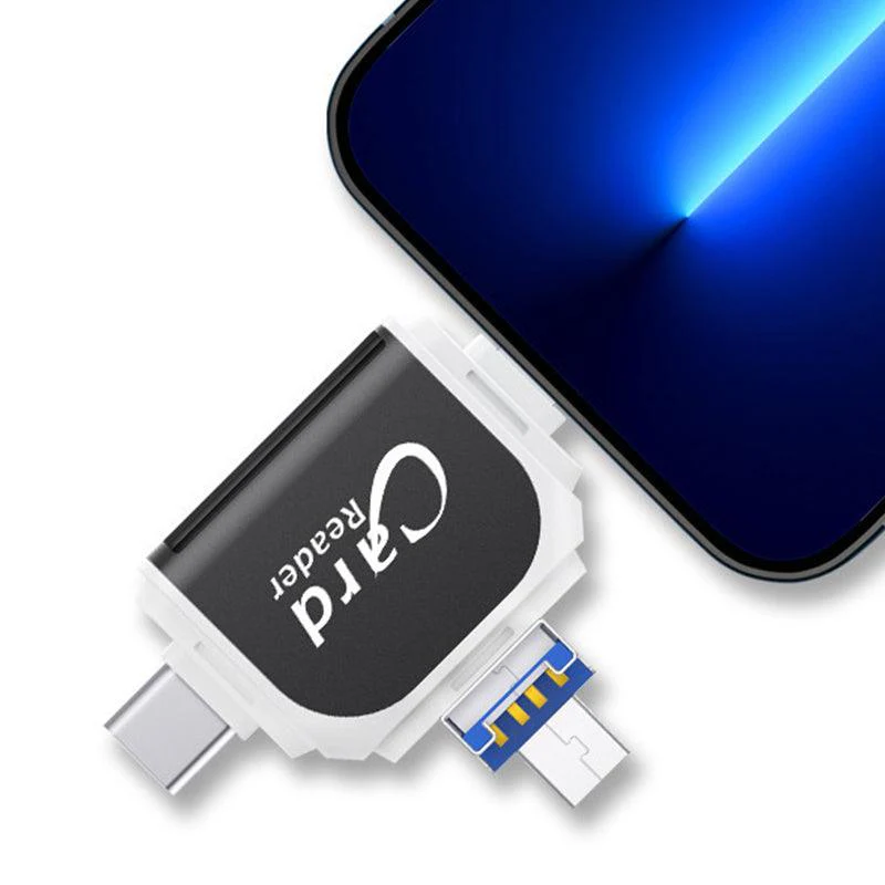 1 + 1 GRATIS IDAG | PowerReader™ | Universell SD-kortläsare med flera anslutningar - Image 4