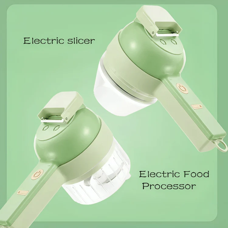 TILLFÄLLIGT 50% RABATT | PowerSlice™ | Elektrisk Grönsaksskärare och Kvarn - Image 2