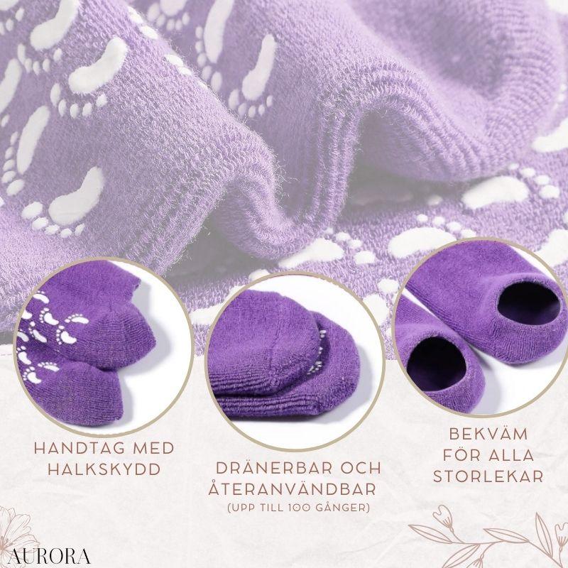 TILLFÄLLIGT 50% RABATT | PurePamper™ - Fuktighetsbevarande gelstrumpor - Image 4