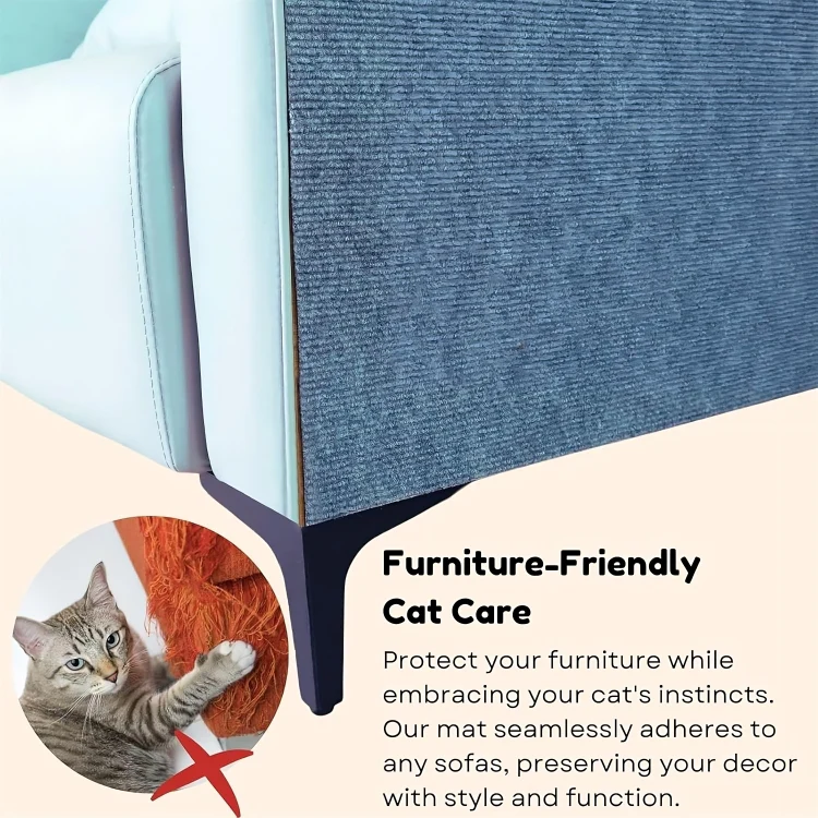 TILLFÄLLIGT 50% RABATT | PurrShield™ | Självhäftande klösmatta för katter - Image 3