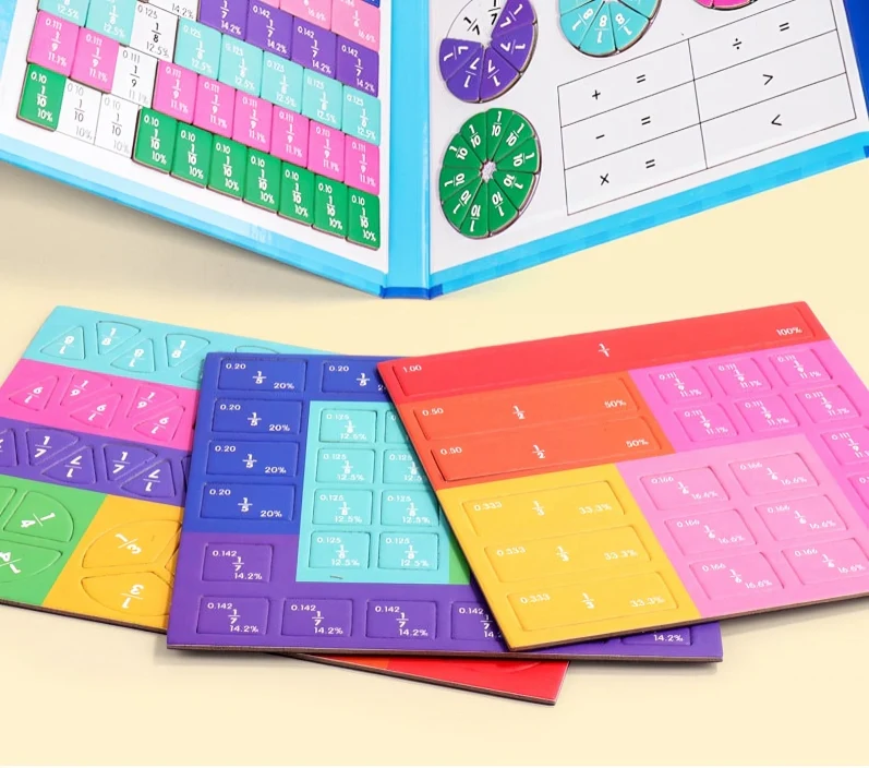 TILLFÄLLIGT 50% OFF | PuzzlePie™ | Magnetisk fraktionspusselbok - Image 6