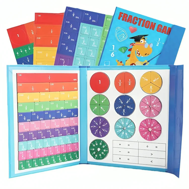TILLFÄLLIGT 50% OFF | PuzzlePie™ | Magnetisk fraktionspusselbok - Image 7