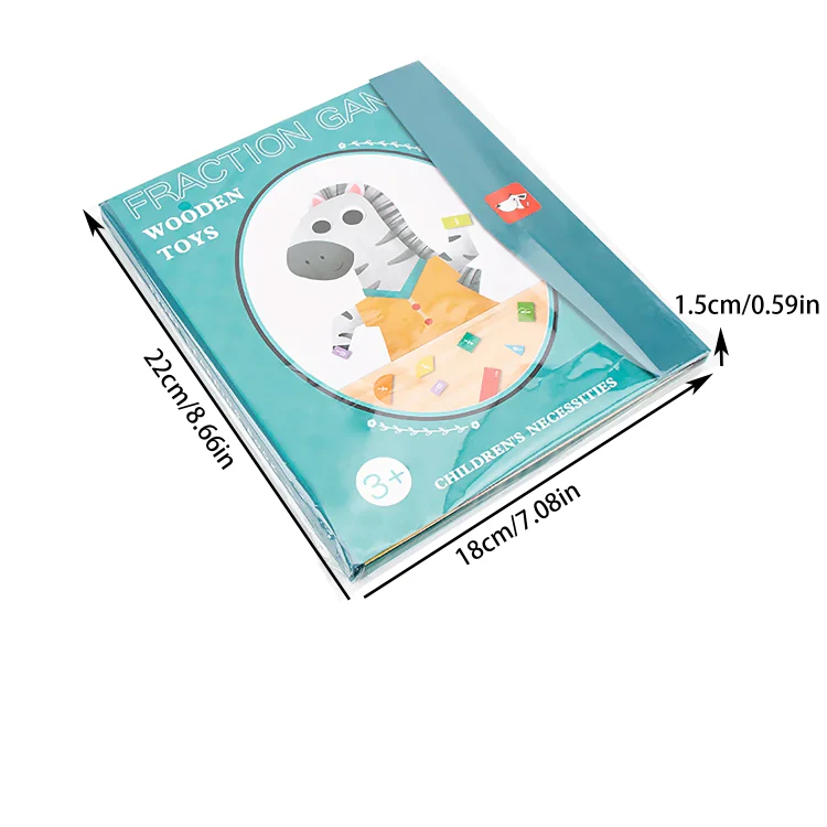 TILLFÄLLIGT 50% OFF | PuzzlePie™ | Magnetisk fraktionspusselbok - Image 8