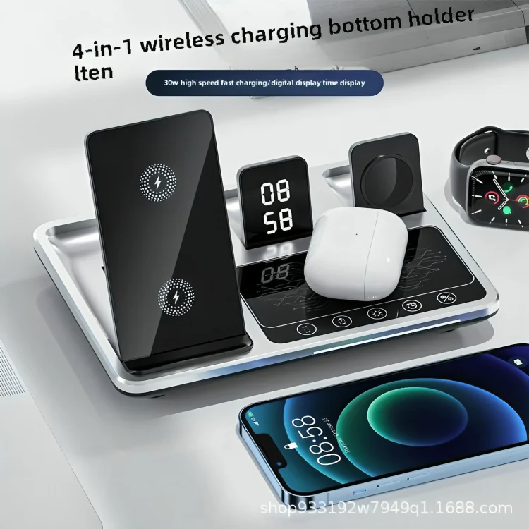 QuadCharge™ | Multifunktionell 4 i 1 trådlös laddare - Image 3