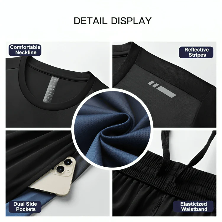 QuickFit™ | Snabbtorkande Sportdräkt För Män - Image 6