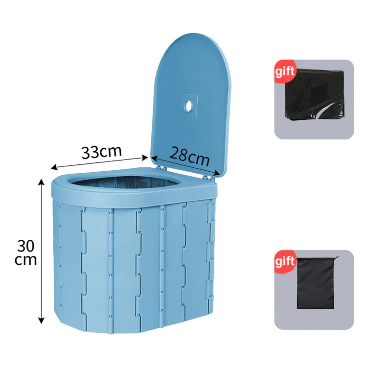 TILLFÄLLIGT 50% RABATT | QuickPotty™ | Bärbar hopfällbar utomhustoalett - Image 13