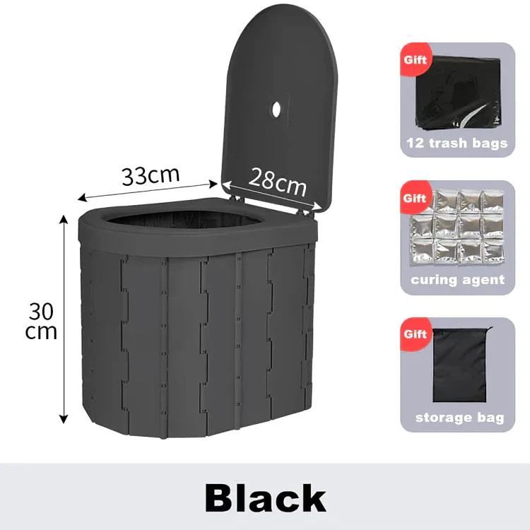 TILLFÄLLIGT 50% RABATT | QuickPotty™ | Bärbar hopfällbar utomhustoalett - Image 15