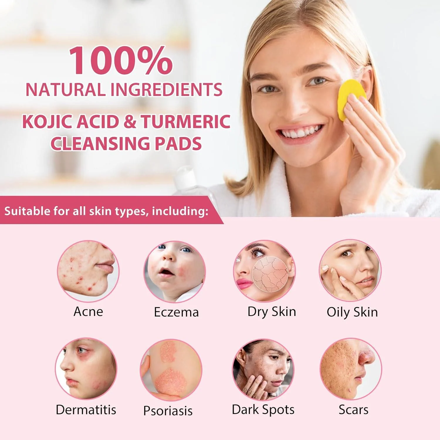 TILLFÄLLIGT 50% RABATT | RadiancePads™ | Pads med gurkmeja och kojisyra - Image 4