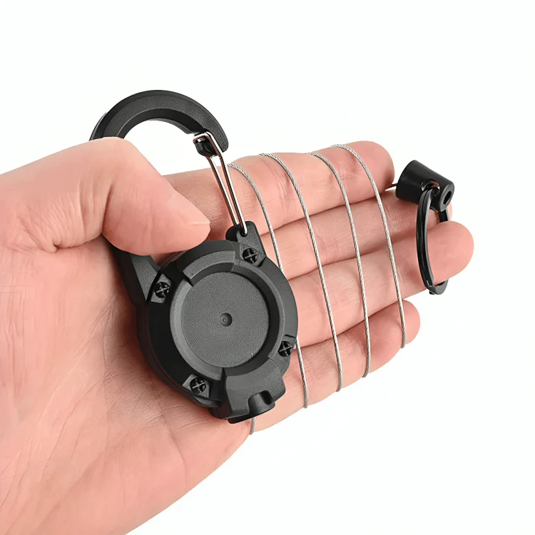 RetraClip™ | Taktisk vajerkabel nyckelring - Image 9