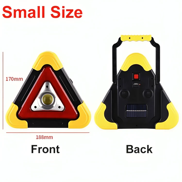 TILLFÄLLIGT 50% RABATT | RoadSafe™ | Solcellsdriven triangulär nödsignallampa - Image 11